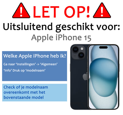 iPhone 15 Screenprotector Gehard Glas - Full Screen