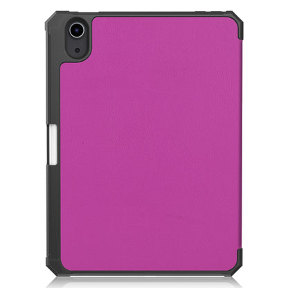 iPad Mini 6 Trifold Bookcase Hoes met Penhouder voor Apple Pen - Paars