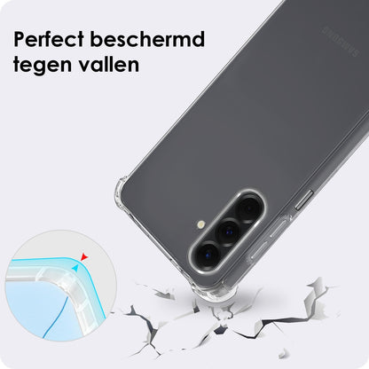 Samsung A26 Hoesje met Koord Backcover Shockproof - Transparant