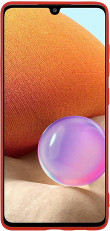 Samsung A32 5G Hoesje Siliconen Backcover Lichtgewicht - Rood