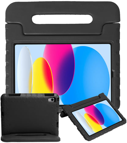 iPad 2022 / 2025 (A16 ) Kinderhoes Shockabsorberend Foam - Zwart