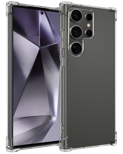Samsung S24 Ultra Hoesje Shockproof Backcover Siliconen - Transparant