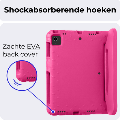 iPad Air 2024 (11 inch) Hoesje Kids Cover Bumper - Roze