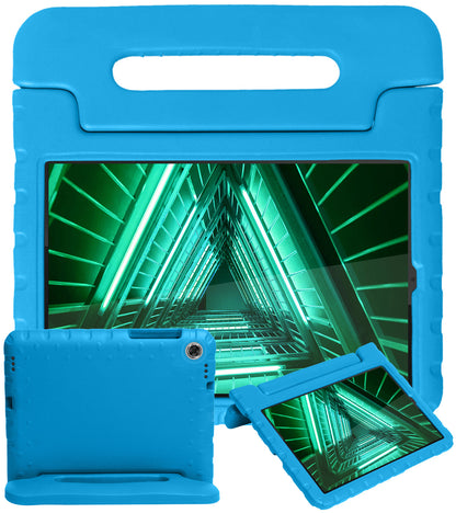 Lenovo Tab M10 FHD Plus 2nd Gen Kinderhoes Shockabsorberend Foam - Blauw