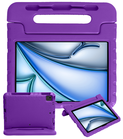 iPad Air 2024 / 2025 (11 inch) Kinderhoes Shockabsorberend Foam - Paars