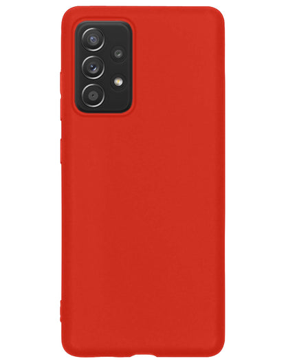Samsung A23 Hoesje Siliconen Backcover Lichtgewicht - Rood