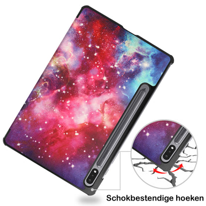 Samsung Galaxy Tab S8 Plus Hoesje Book Case - Galaxy