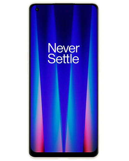 OnePlus Nord CE 2 Lite Hoesje Siliconen Backcover Lichtgewicht - Wit