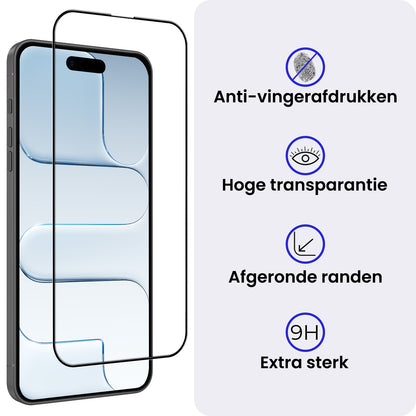 iPhone Air Screenprotector Gehard Glas met Installatieframe