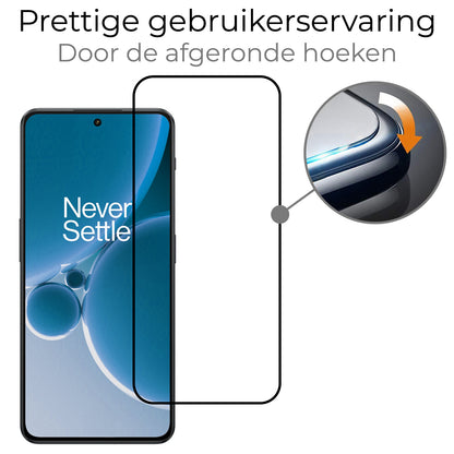OnePlus Nord 3 Screenprotector Gehard Glas - Full Screen