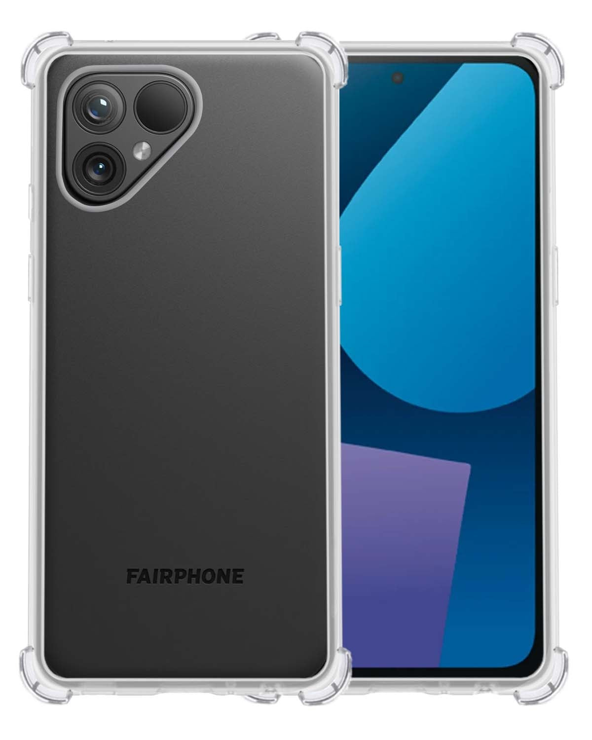 Fairphone 5 Hoesje Shock Proof Siliconen - Transparant