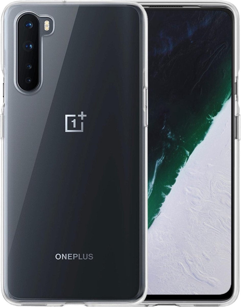 OnePlus Nord Hoesje Siliconen - Transparant