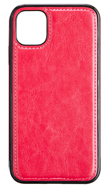 iPhone 12 Pro Max Hoesje Bookcase Cover Uitneembaar - Donkerroze