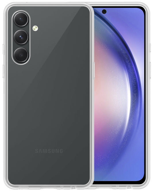 Samsung A54 Hoesje Siliconen - Transparant