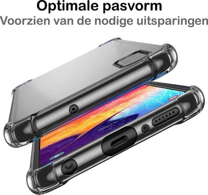 Samsung A20e Hoesje Shockproof Backcover Siliconen - Transparant