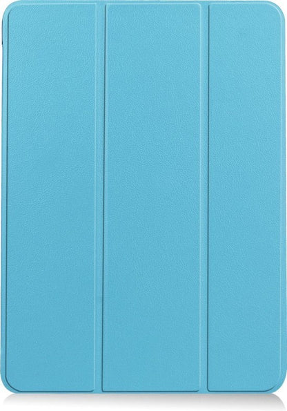 iPad Air 2020 Trifold Bookcase Hoes met Penhouder voor Apple Pen - Lichtblauw