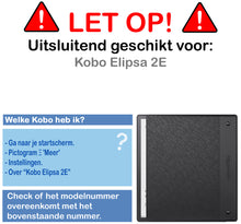 Kobo Elipsa 2E Trifold Bookcase Hoes - Rosé Goud