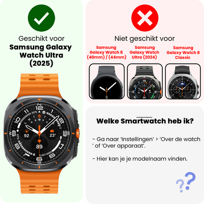 Samsung Watch Ultra Screenprotector Gehard Glas - Anti-kras