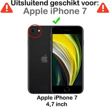 iPhone 7 Hoesje Bookcase Cover met Kaarthouder - Groen