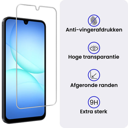 Samsung A17 Screenprotector Gehard Glas - Anti-kras