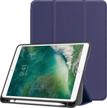 iPad 2017 Trifold Bookcase Hoes - Donkerblauw