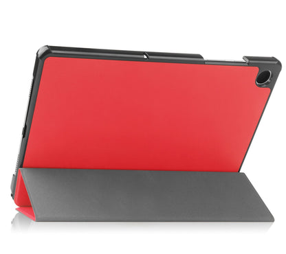 Samsung Galaxy Tab A9 Plus Trifold Bookcase Hoes - Rood