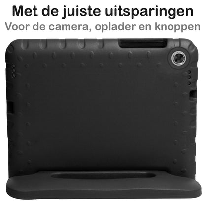 Lenovo Tab M10 FHD Plus 2nd Gen Kinderhoes Shockabsorberend Foam - Zwart