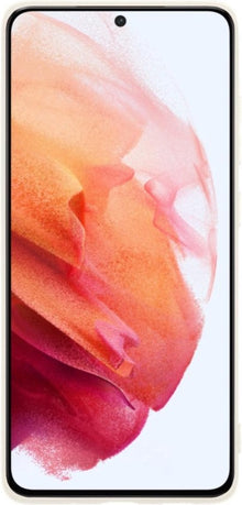 Samsung S21 Plus Hoesje Siliconen Backcover Lichtgewicht - Wit
