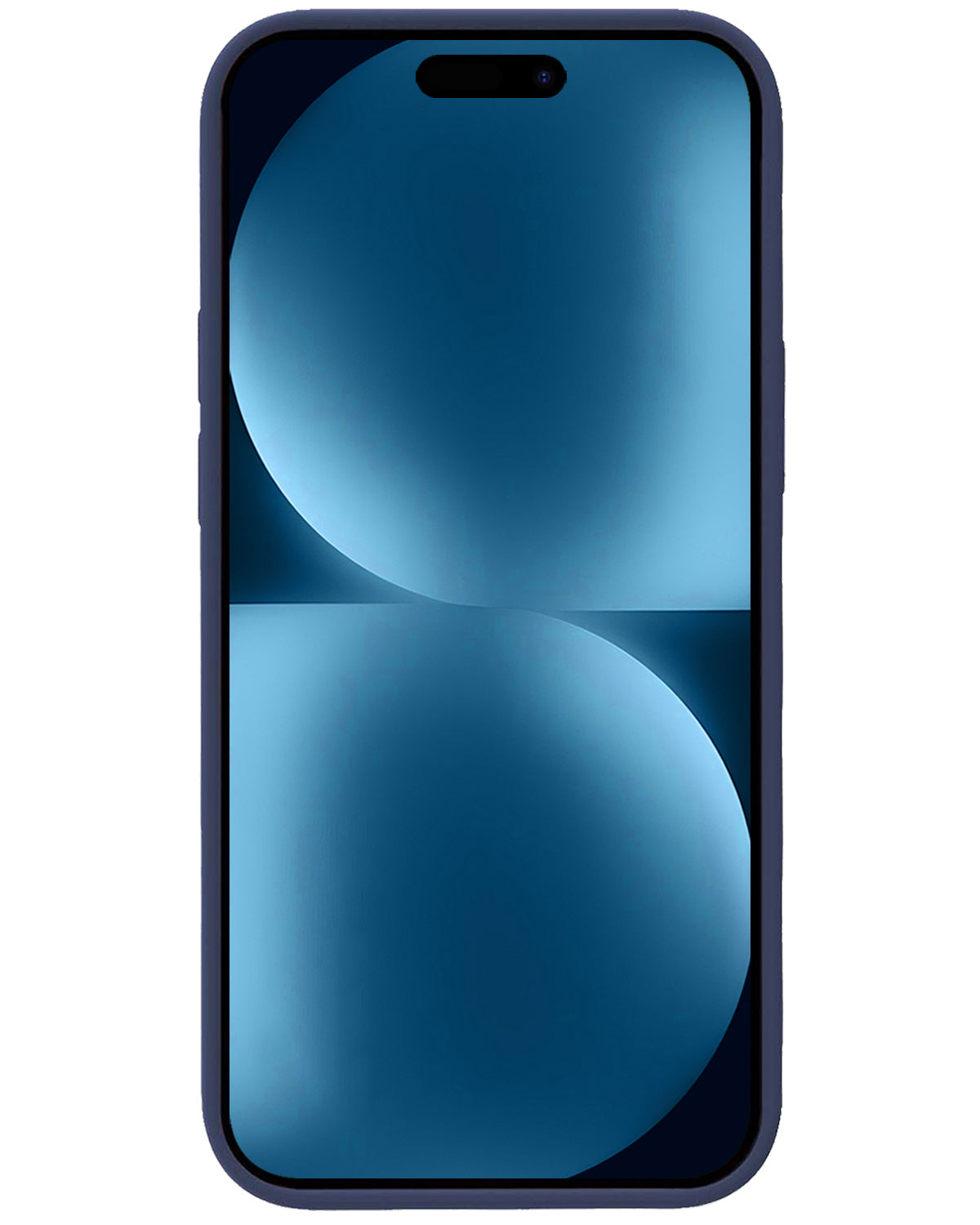 iPhone 15 Hoesje Siliconen - Donkerblauw