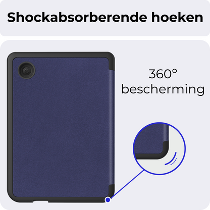 Kobo Clara Colour Bookcase Hoes Shockabsorberend - Donkerblauw