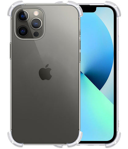 iPhone 13 Pro Max Hoesje Shockproof Backcover Siliconen - Transparant