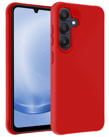 Samsung A25 Hoesje Siliconen Backcover Lichtgewicht - Rood