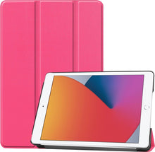 iPad 10.2 2020 Trifold Bookcase Hoes - Roze