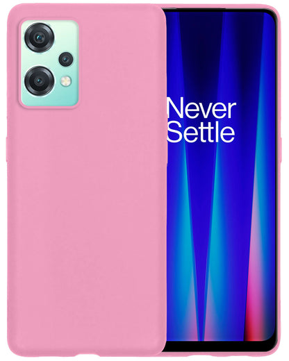 OnePlus Nord CE 2 Lite Hoesje Siliconen - Lichtroze