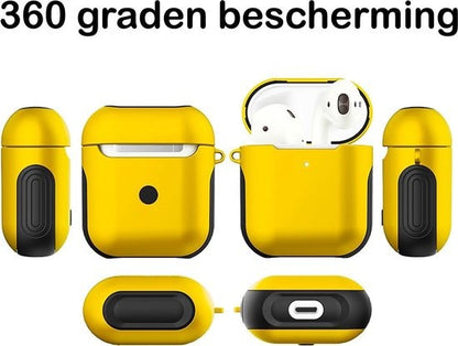 AirPods 2 Hoesje Hard Case Shockbestendig - Geel