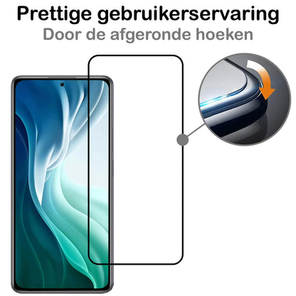Poco F3 Screenprotector Gehard Glas - Anti-kras