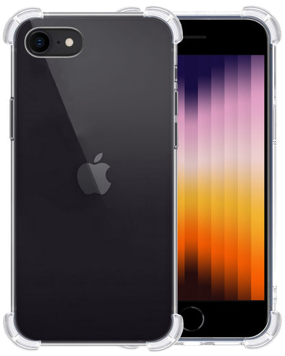 iPhone SE 2022 Hoesje Shockproof Backcover Siliconen - Transparant