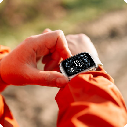 Apple Watch Ultra 3 (49 mm) Hoesje Siliconen Backcover Lichtgewicht - Transparant