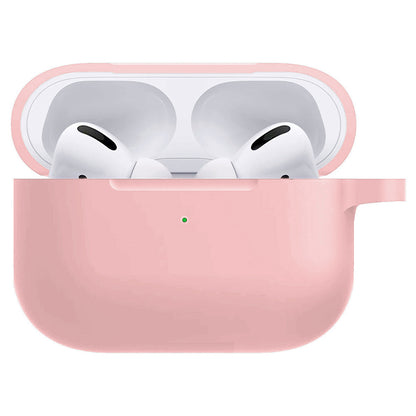 AirPods Pro 2 Hoesje Siliconen met Clip - Lichtroze