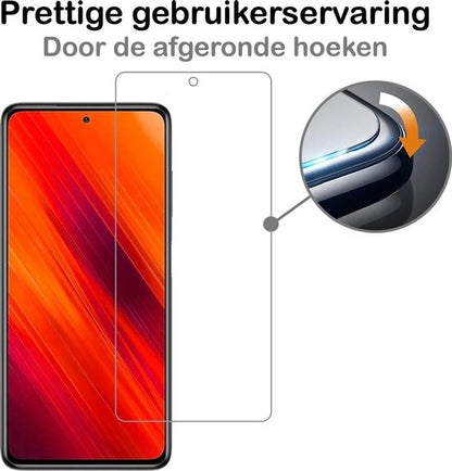 Poco X3 Screenprotector Gehard Glas - Anti-kras