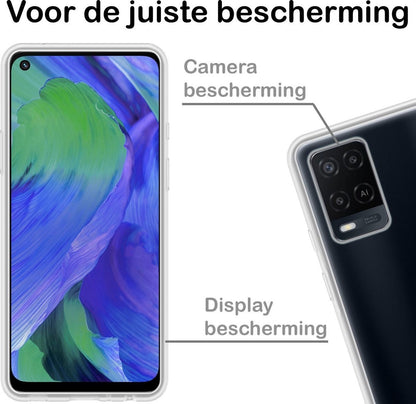 OPPO A54 Hoesje Siliconen - Transparant