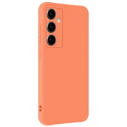 Samsung S25 Plus Hoesje Siliconen Backcover Lichtgewicht - Perzik