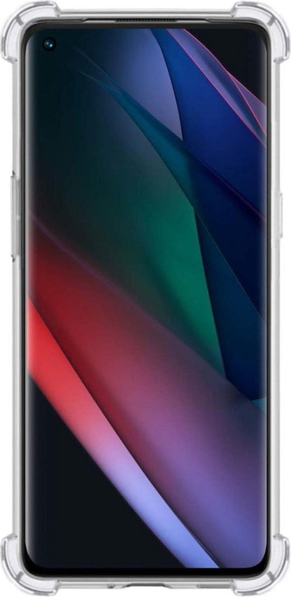 OPPO Find X3 Neo Hoesje Shockproof Backcover Siliconen - Transparant