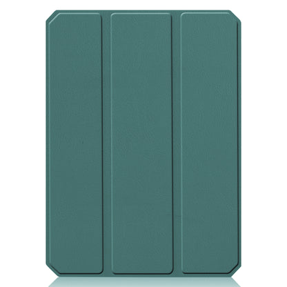 iPad Mini 6 Trifold Bookcase Hoes met Penhouder voor Apple Pen - Donkergroen