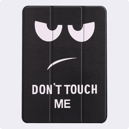 iPad Air 2024 / 2025 (11 inch) Trifold Bookcase Hoes met Penhouder voor Apple Pen - Don't Touch Me