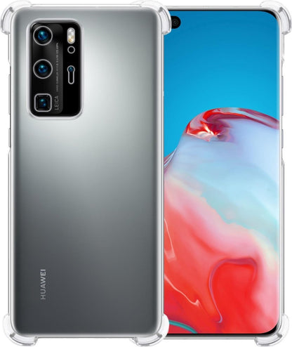 Huawei P40 Pro Hoesje Shock Proof Siliconen - Transparant