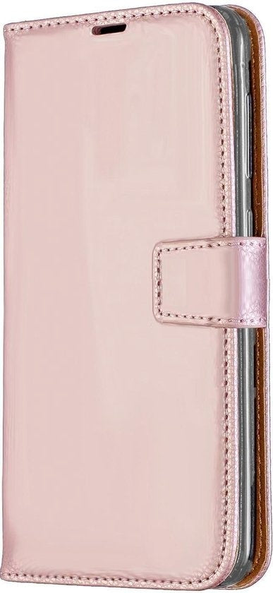 Samsung Galaxy A50 Hoesje Bookcase Cover met Kaarthouder - Rosé goud