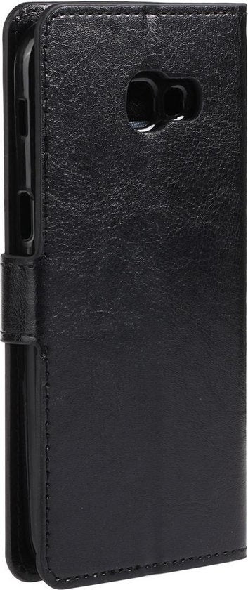 Samsung Galaxy A5 2017 Hoesje Bookcase Cover met Kaarthouder - Zwart