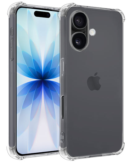 iPhone 17 Hoesje Shockproof Backcover Siliconen - Transparant