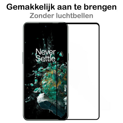 OnePlus 10T Screenprotector Gehard Glas - Full Screen